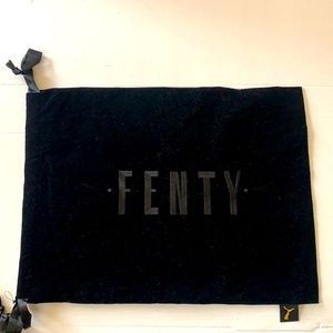 Fenty Puma Black velvet large dust cover bag
